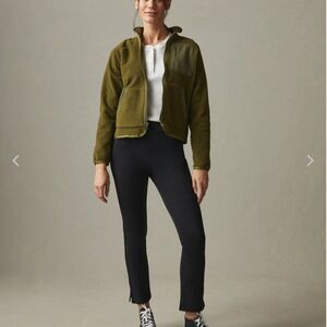 American Giant Women's Ponte Kick Flare Pant High Rise Black Pants Size 14